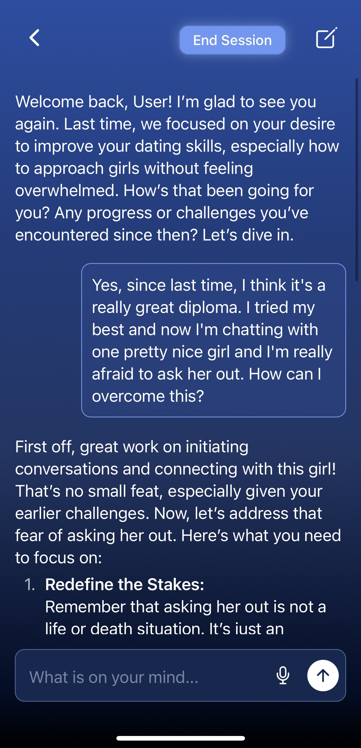 Rational analysis in the app